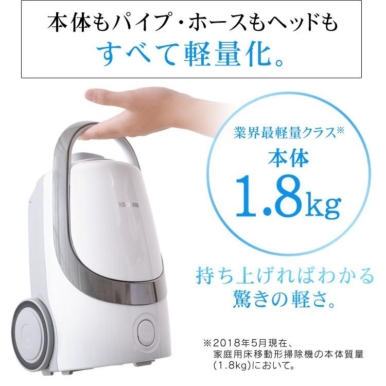 掃除機 サイクロン 吸引力 紙パック式 紙パック 軽量 クリーナー アイリスオーヤマ 紙パッククリーナー 一人暮らし キャニスター IC-BTP3-S|nyanko|10