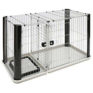 ペットサークル 犬用 小型犬 犬 サークル 室内飼い ケージ 1段 室内 室内ケージ 広い おしゃれ ゲージ トレー付き ヴィラフォートサークル ヤマヒサ アドメイト にゃんこの生活 通販 Yahoo ショッピング