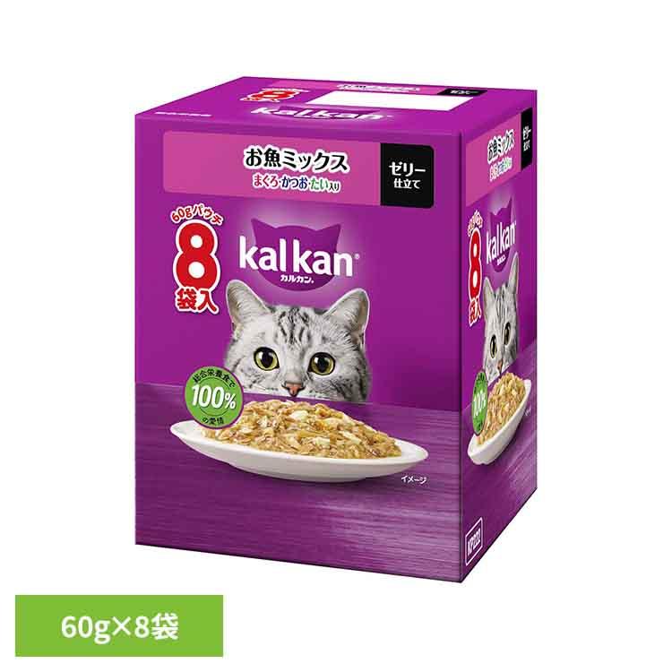  CANIN キャットフード 2kg3袋セット キャットフード カルカン パウチ お魚ミックス まぐろ かつお たい入り