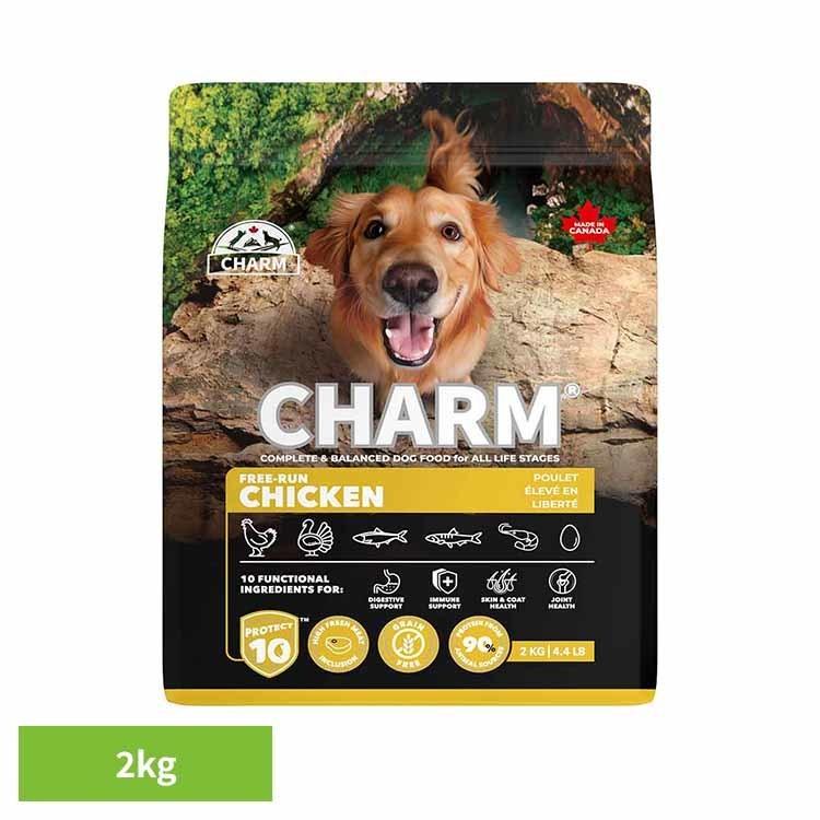 チャーム ドッグフード プレミアムフード グレインフリー 犬 ナチュラル アレルギー 小粒 無添加 肥満 CHARM フリーランチキンドッグフード 2kg チャーム | 