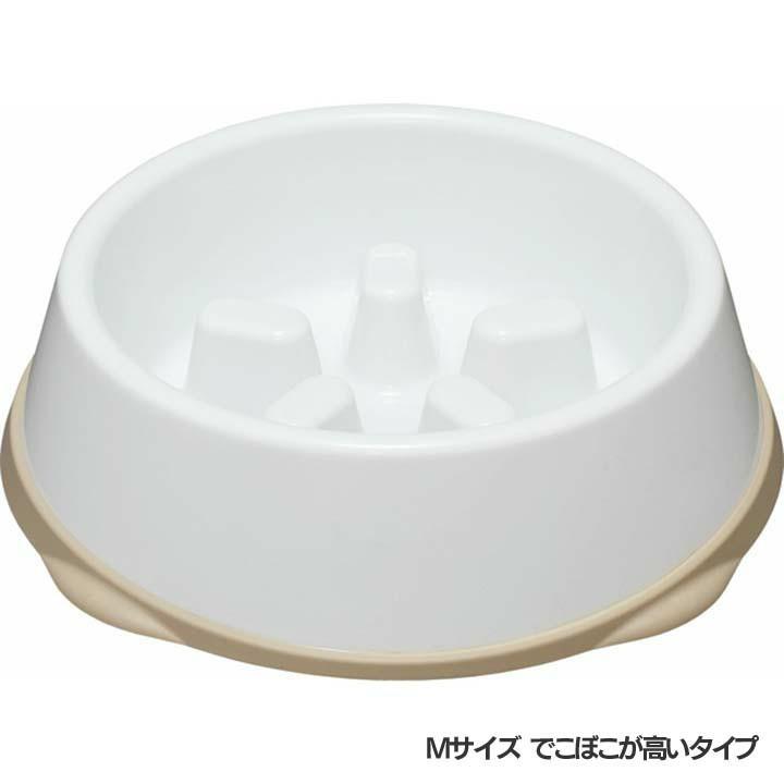 IRIS OHYAMA（アイリスオーヤマ） 早食い防止食器 ホワイト／ベージュ
