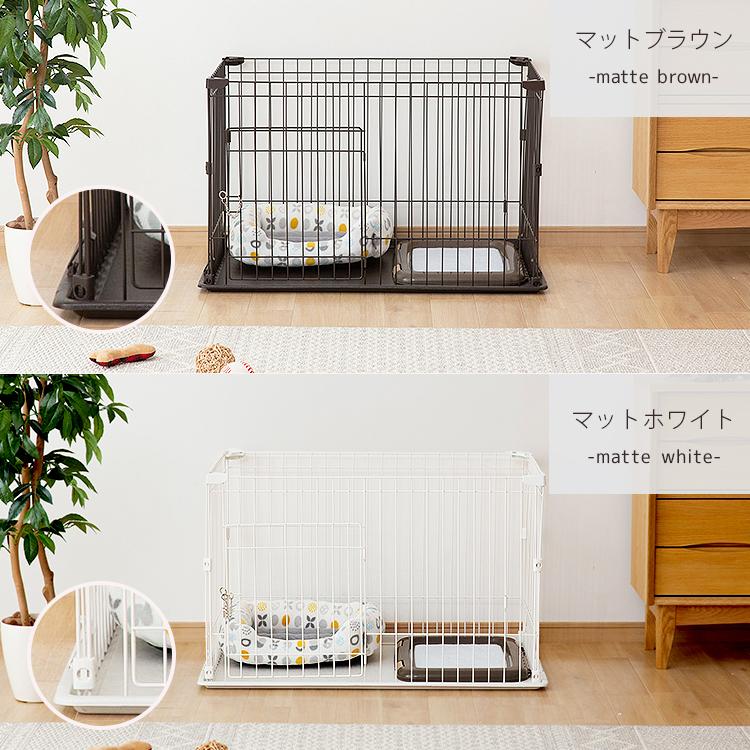 【新品未使用、未開封】ペットサークル　ペット用ケージ　アイリスオーヤマ  ホワイト IRIS OHYAMA（アイリスオーヤマ） 犬 ケージ サークル ペットサークル