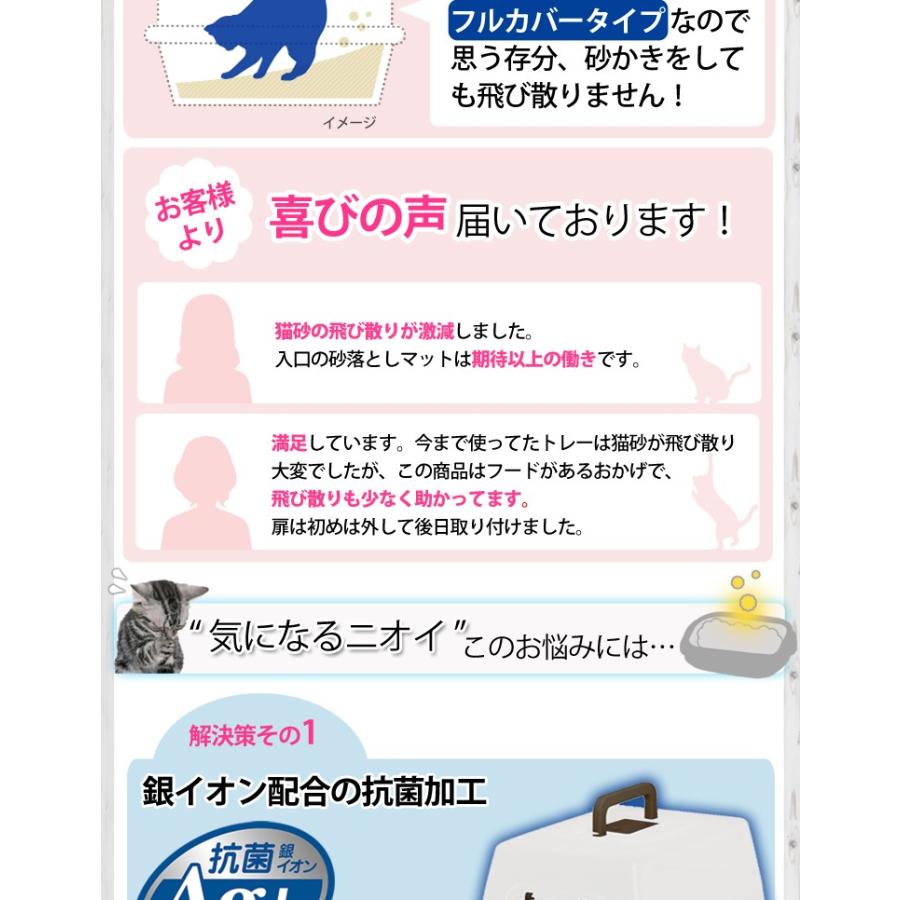 アイリスオーヤマ 楽ちん猫トイレ（フード&砂落としパーツ無し） 2025年最新】楽ちん猫トイレ アイリスオーヤマの人気アイテム