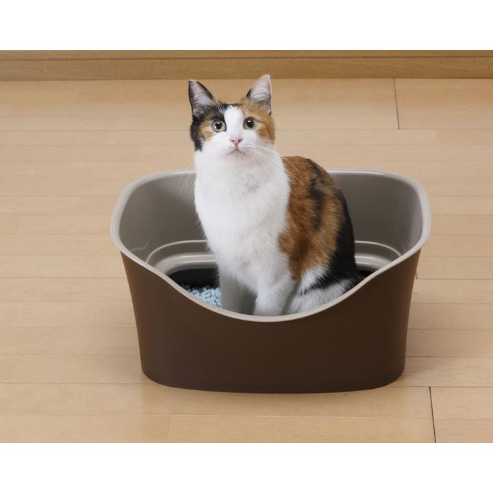 猫 トイレ ラクラクネコトイレｗブロック ボンビ ペット用 猫用 ネコトイレ 本体 猫用トイレ用品 ペットトイレ 処分売価 M にゃんこの生活 通販 Yahoo ショッピング