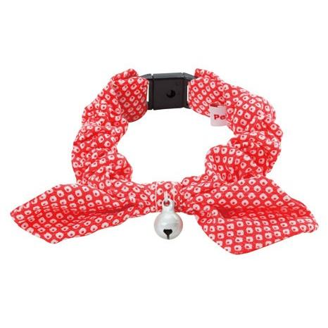 猫小町シュシュ 鹿の子 ペティオ Tc 猫 首輪 シュシュ 和柄 鈴 Petio M にゃんこの生活 通販 Yahoo ショッピング