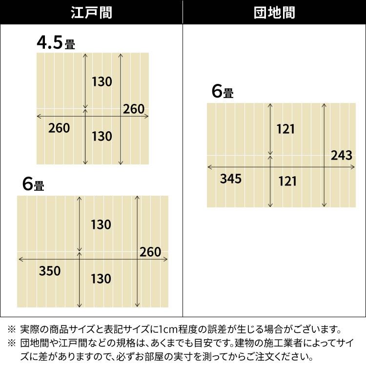 フローリングマット5畳 6畳の2部屋分