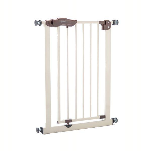 ペットゲート つっぱり 伸縮 ドア付き 扉付き 突っ張り棒 ペット ゲート 犬 フェンス ペットフェンス おしゃれ ベビーゲート 柵 スチールスリム ゲート 1109 M にゃんこの生活 通販 Yahoo ショッピング