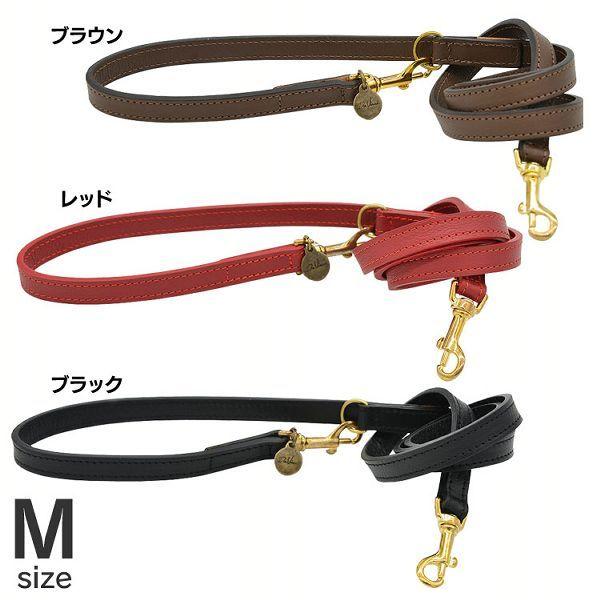 Anna leather leash110（アンナレザーリーシュ110）M LDV306 (TC)(B)｜nyanko