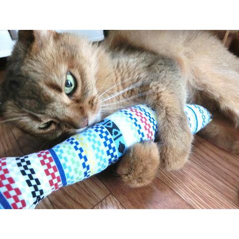 猫 ネコ ねこ キッカー おもちゃ キャットニップ 魚 ケリケリ ハーブ (サンマちゃん)｜nyanpakusengen｜12