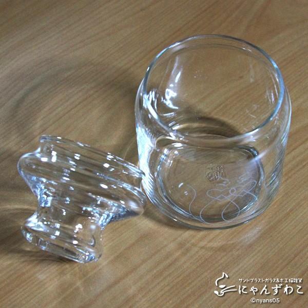 猫柄ガラスキャニスター（ガラス蓋）CS-30 / ねこ雑貨 ネコグッズ 猫 