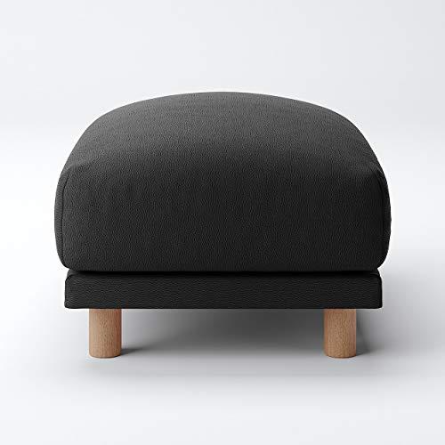 無印良品 ソファ本体・オットマン・革張り・フェザー・ポケット