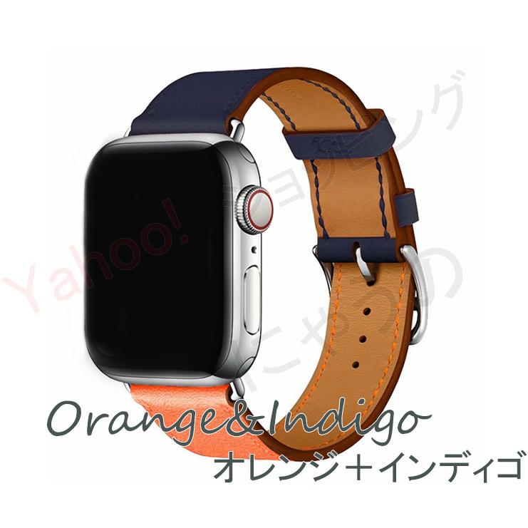 アップルウォッチ バンド ベルト レザー 革 レザーバンド Apple Watch  41mm 45mm 40 38 40 44 49 メンズ レディース おしゃれ 9 8 7 SE Series｜nyauno｜12