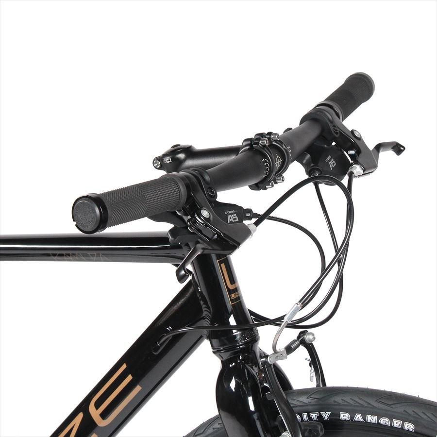 クロスバイク UNIZE Kamuza Black (ユナイズ カムザ ブラック