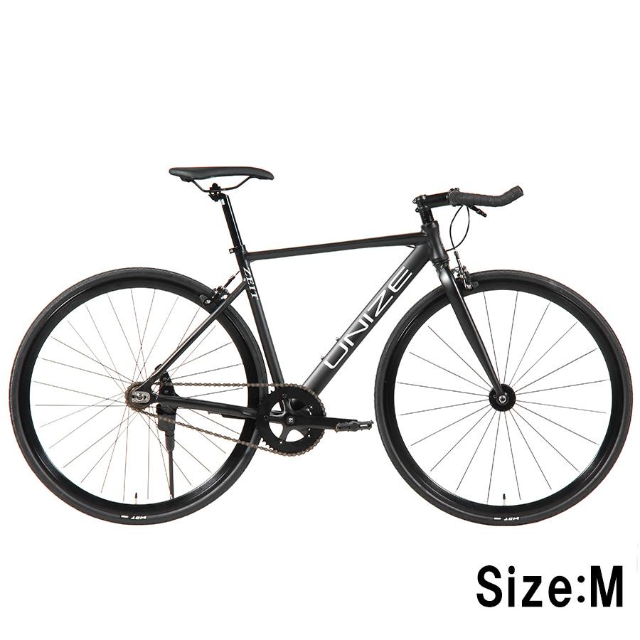 ピストバイク　700c　　マットブラック　 自転車 T-STREET 700C-1SP マットブラック フレームサイズ：480〜540mm