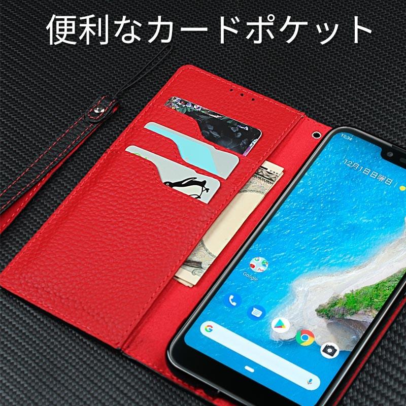 Android One S10 スマホケース androidone s9 本革 Android One S8 手帳型 カバー アンドロイド ワン S8 S6 ブック型 ストラップ カード収納 スタンド｜nyflood｜13