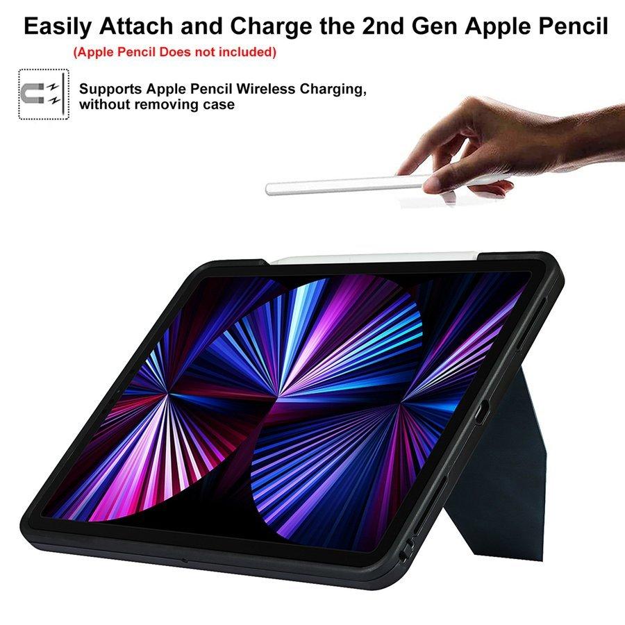 iPad Pro 12.9 インチ ケース スタンド ペン 収納 立て アイ