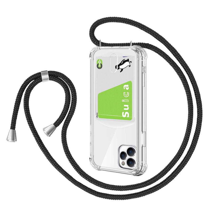 iPhone スマホショルダー ストラップホルダー SE 第3世代 クリア