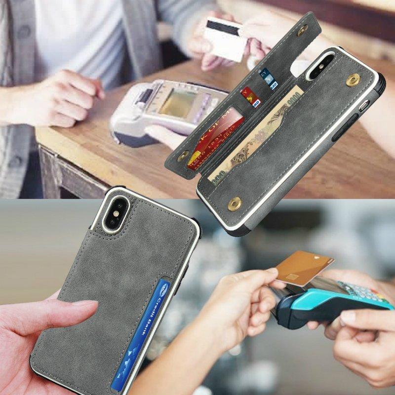 iPhone XS Max Xr ケース 背面型 X スマホケース iphoneXR 収納