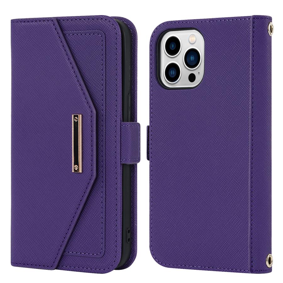 iPhone 16 17 ケース air iPhone16 Pro ケース手帳型 ミラー 肩掛け