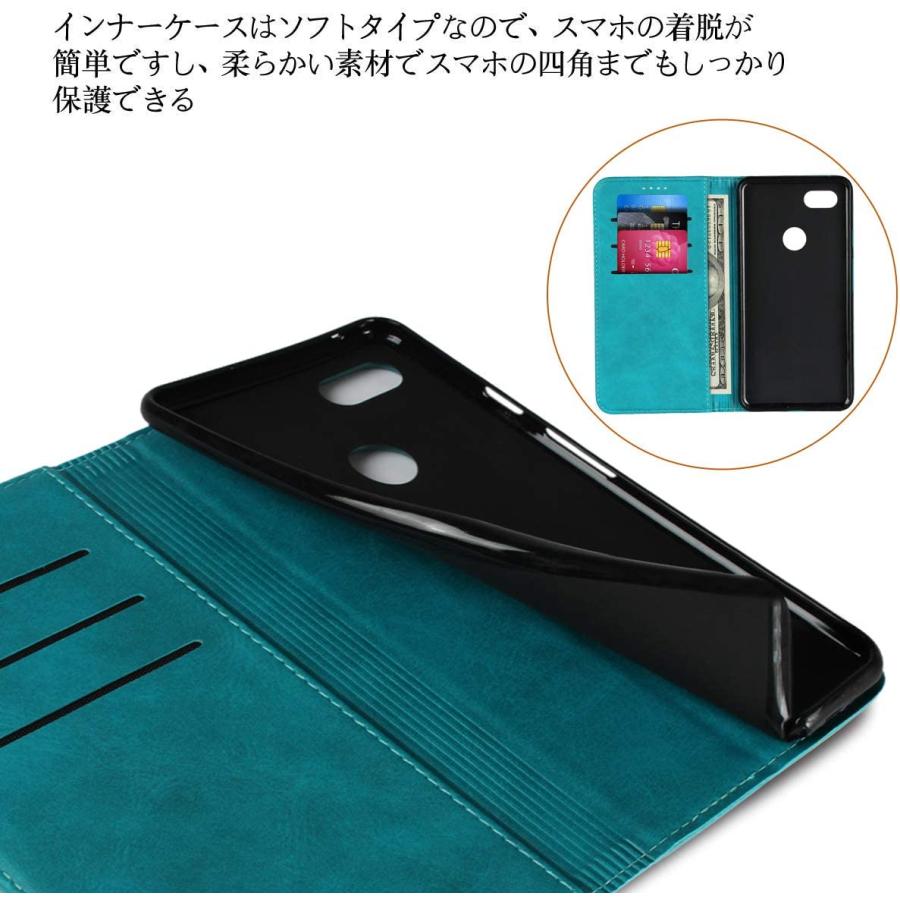 [美品] Google Pixel 3a ブラック 本体 手帳型ケース付 Google Pixel 3 ケース pixel 3a 手帳型 スマホケース XL カバー