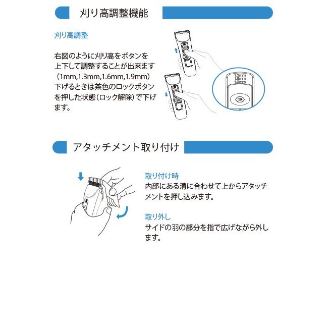 プロ用バリカン BTM P-19 送料無料 簡単フェードカット 充電式