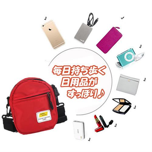 ショルダーバッグ レディース 【赤】 斜め掛け ミニ カジュアル 小さめ かわいい 軽量 シンプル お洒落 お財布 |  | 07