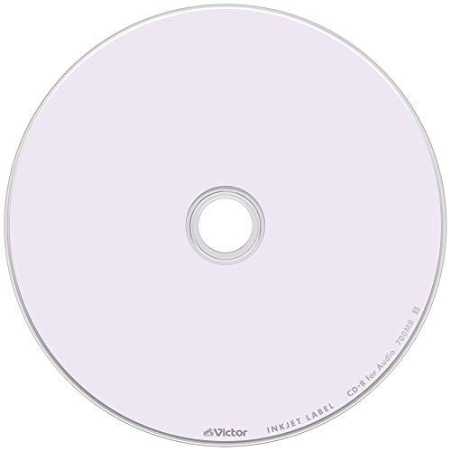 Victor 音楽用CD-R 80分 ホワイトプリンタブル 20枚 日本製 CD