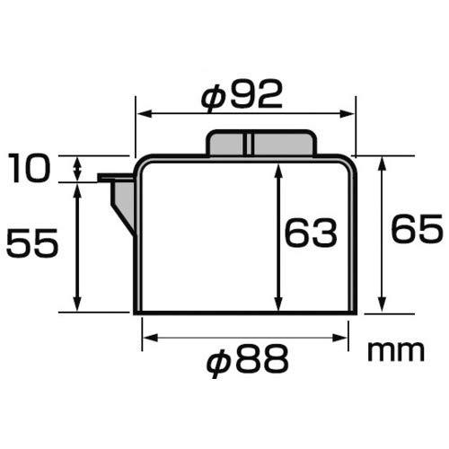 SANEI 流し部品 防臭ワン Y型 臭気抑制 92mm ポリプロピレン PH650A-H2｜nyy-store｜02