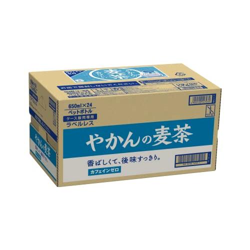 コカ・コーラ やかんの麦茶 from 爽健美茶 ラベルレス 650mlPET ×24本｜nyy-store｜07