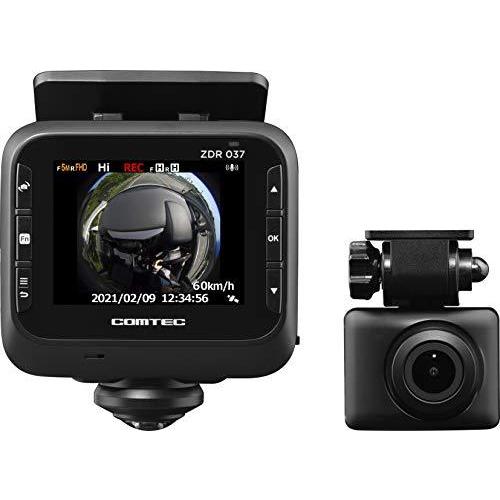 期間限定 コムテック ドライブレコーダー Zdr037 後続車接近お知 360 カメラで全方位録画 Starvis搭載リヤカメラで車両後方を録画 800万画素の