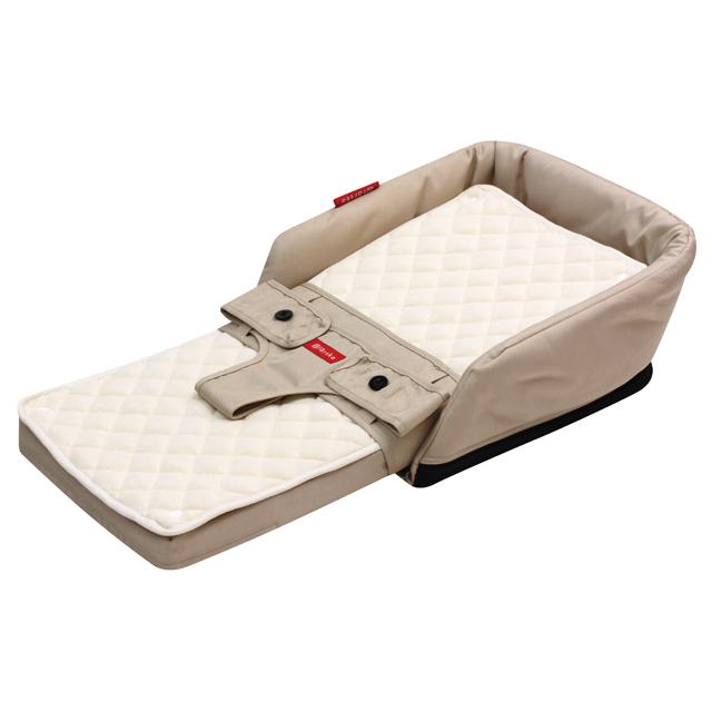 【美品】Farska bed in bed flexネイビー 添い寝　ベッド farska（ファルスカ）コンパクトベッドフィットL