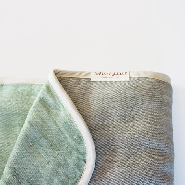 イチオリ オムティ ガーゼケット 日本製 綿100％ 5重ガーゼ 100