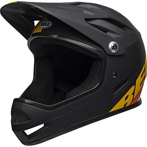 最大57 オフ Bell ベル 自転車 サイクリング フルフェイス Bmx Sanction サンクション マット ブラック イエロー オレンジ L 19 710 Www Ampselectric Com
