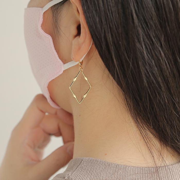 マスクチャーム パーツ パール ゴールド マスクアクセサリー 上品