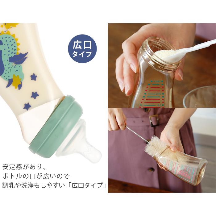 Betta ベッタ PPSU 哺乳瓶 240 ブレイン 広口 干支ボトル 2024年 限定 Newborn Bottle 240ml プラスチック 哺乳びん 軽い ドクターベッタ ほ乳びん ほ乳瓶｜o-kini｜03