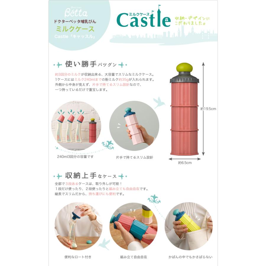betta ベッタ ミルクケース Castle キャッスル 日本製 ロート付き 携帯用 旅行 粉ミルク容器 調乳ケース ベビー用品 便利グッズ ミルカー :betta-milk-01:Lansh(ランシュ) - 通販 - Yahoo!ショッピング betta ベッタ ミルクケース Castle キャッスル 日本製 ロート付き 携帯用 旅行 粉ミルク容器 調乳ケース ベビー用品 便利グッズ ミルカー :betta-milk-01:Lansh(ランシュ) - 通販 - Yahoo!ショッピング