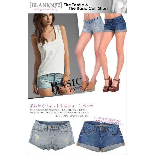 VLANK ブランクニューヨーク BLANK NYC クラッシュ加工 ショートパンツ 