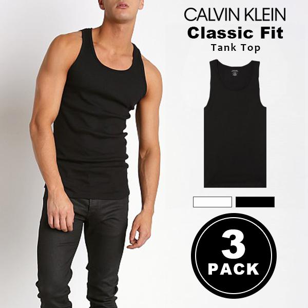 Calvin Klein（カルバン・クライン） タンクトップ 下着 メンズ 3枚組