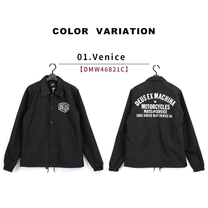 デウスエクスマキナ コーチジャケット デウス メンズ ストリート Deus Ex Machina ナイロンジャケット 大きいサイズ 裏起毛 VENICE COACH JACKET  ブランド｜o-kini｜18