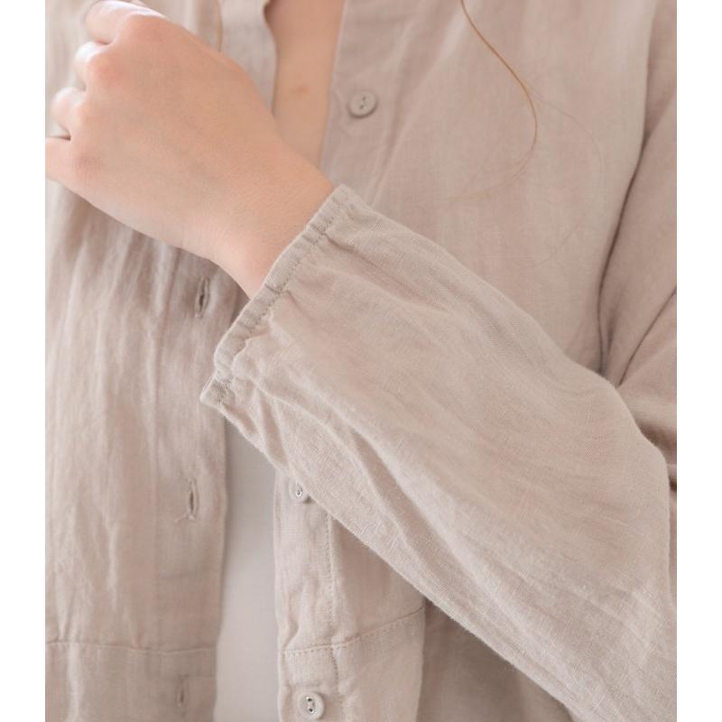 D*g*y dgy ブラウス ナチュラル 服 30代 40代 50代 シャツ 麻