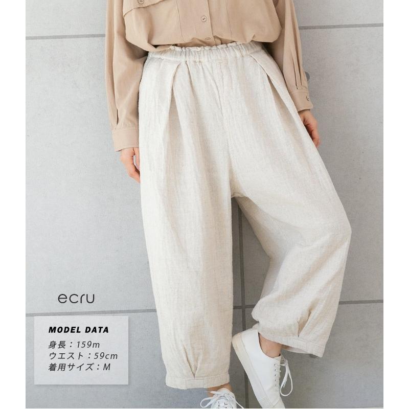 D*g*y dgy サーカスパンツ 綿麻接結 レディース コットン リネン