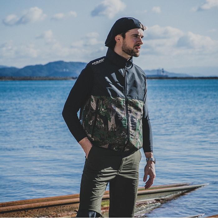 EVENRIVER イーブンリバー エアバースト ベスト EFウェア 空調作業服