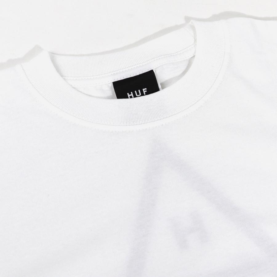HUF（ハフ） ロンt ロングtシャツ メンズ ブランド TS01935 ブラック ホワイト黒 白 トリプルトライアングル ロゴ m l ...