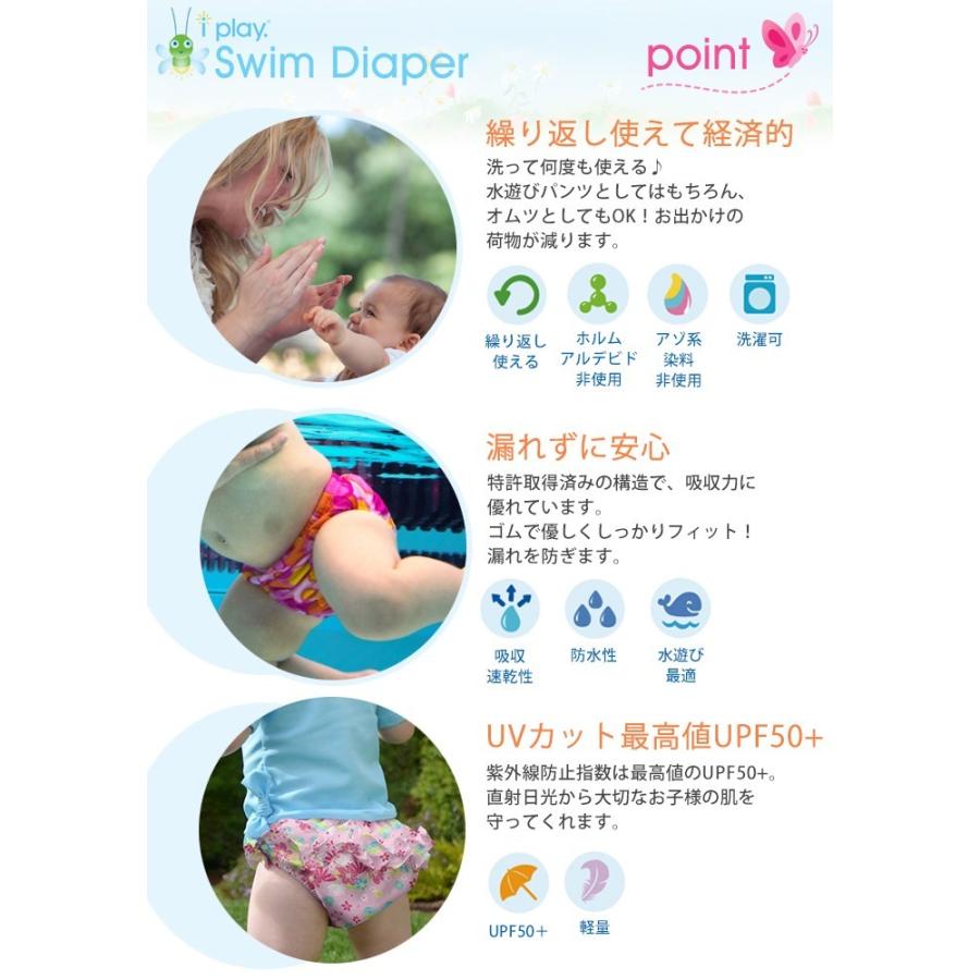 アイプレイ Iplay 即納送料無料 水遊びパンツ 水遊び用オムツ 水遊び オムツ ベビースイム オムツ機能付き 男の子 スイムパンツ 女の子 水着