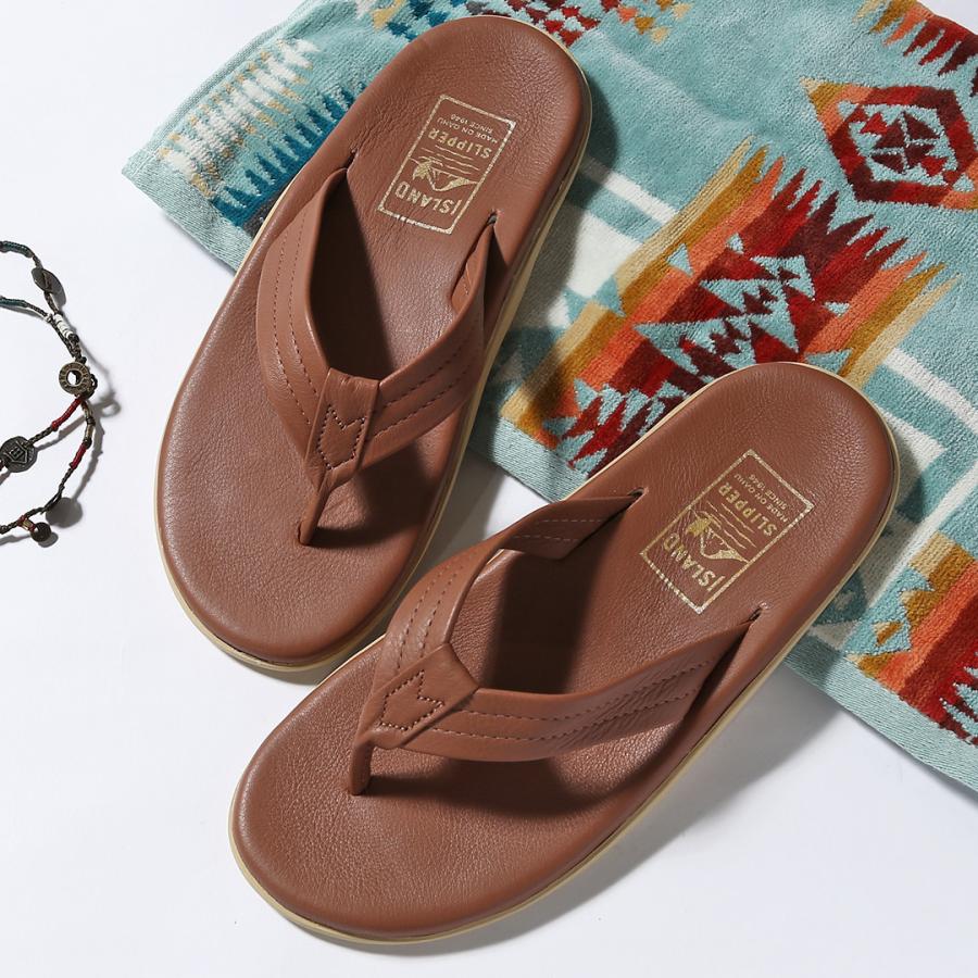 ISLAND SLIPPER レザートングサンダル