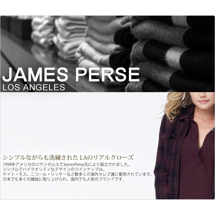JAMES PERSE（ジェームスパース） tシャツ メンズ クルーネック 長袖