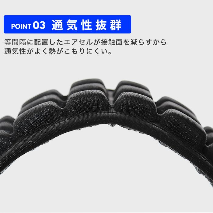 ショルダーパッド 反重力肩パッド JFT 片側用 滑り止め ブラック