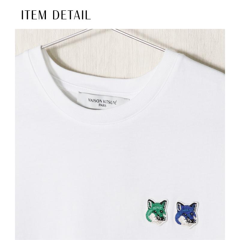 MAISON KITSUNE メゾンキツネ Tシャツ レディース 半袖 ワン MAISON KITSUNE メゾンキツネ Tシャツ レディース 半袖 ワン