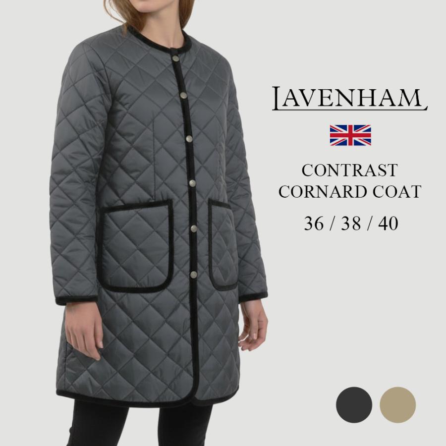 LAVENHAM（ラベンハム） コントラスト コナード コート レディース