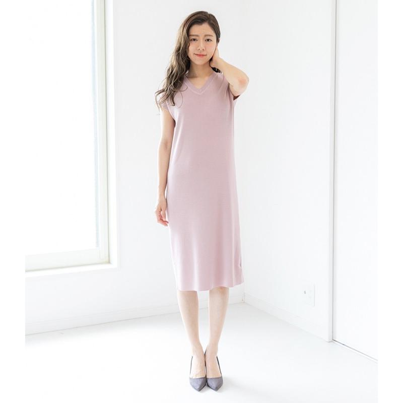 ワンピース 夏 レディース 膝丈 ミモレ丈 ロング 服 春 サマーニット ニットワンピ ひざ丈 半袖 ワンピ エレガント きれいめ 大人 オフィス 30代 40代 Om78 Onepi Lansh ランシュ 通販 Yahoo ショッピング